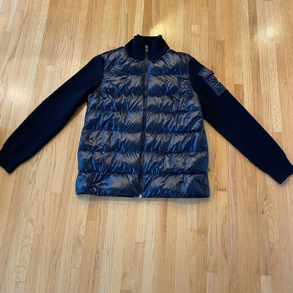 Moncler Black Quilted Padded Cardigan - Women's Size Medium